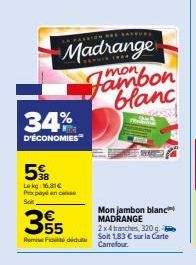 jambon blanc madrange