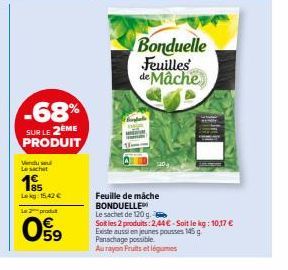 sachet Bonduelle