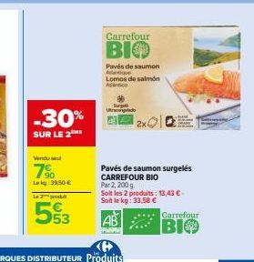 saumon Carrefour