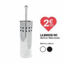 2€  99  LA BROSSE WC 38x18 cm. Metal chrome.  Autres coloris 