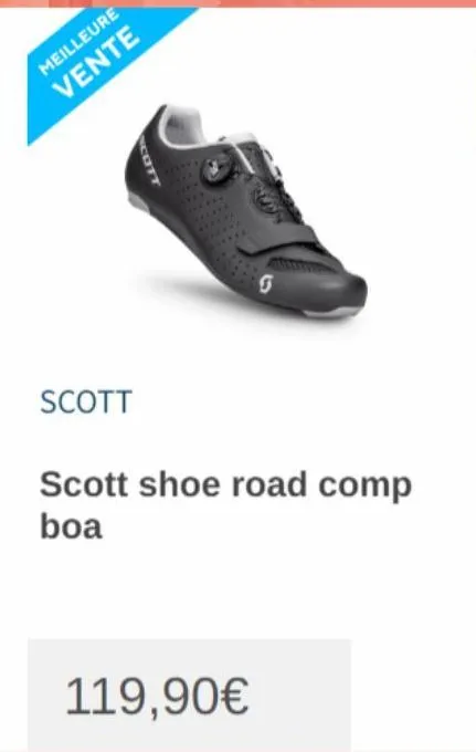 meilleure vente  scott  119,90€  scott shoe road comp boa  