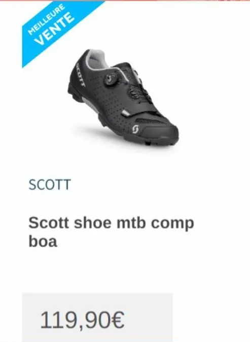 meilleure  vente  scott  scott  scott shoe mtb comp boa  119,90€ 