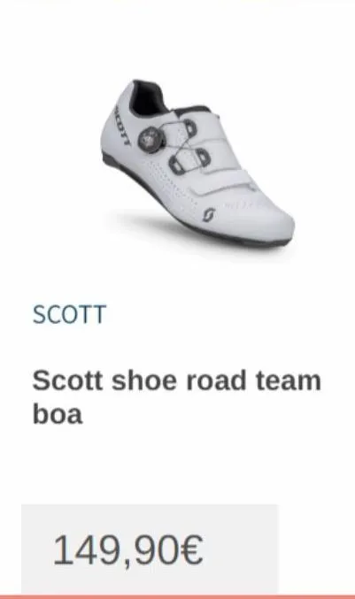 scott  scott  0  149,90€  scott shoe road team  boa  