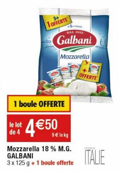 mozzarella Galbani