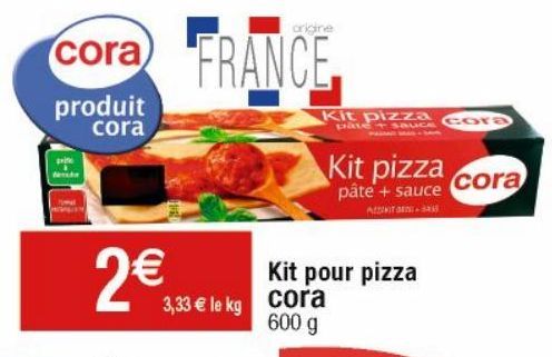 kit pour pizza Cora