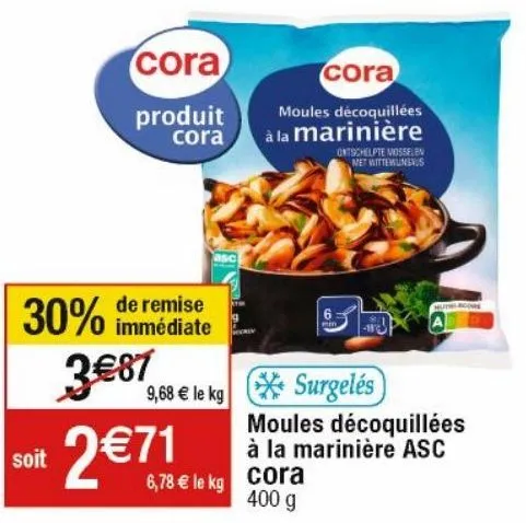 moules cora