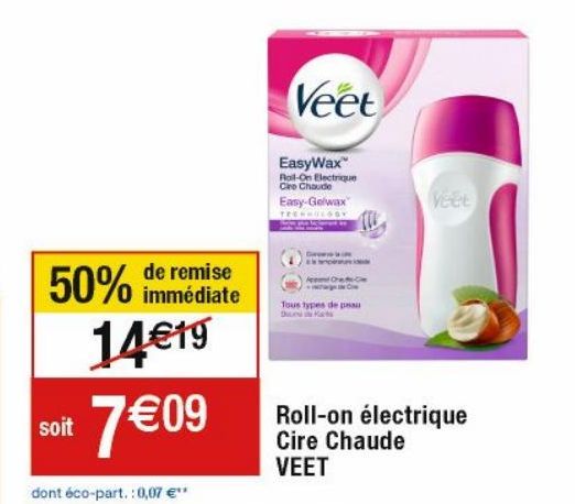 épilateur féminin Veet