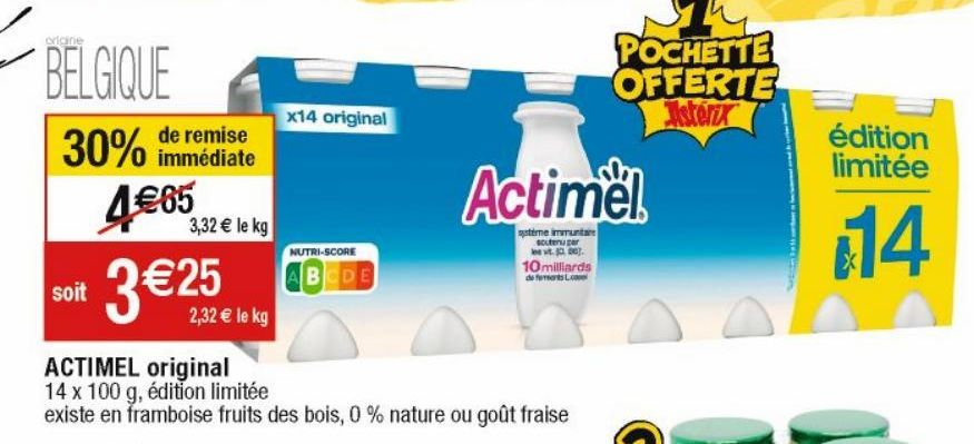 lait Actimel