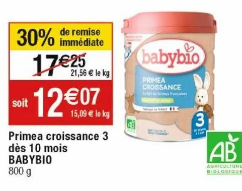 lait de croissance