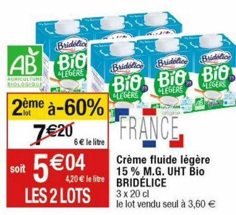 produits laitiers Bridélice