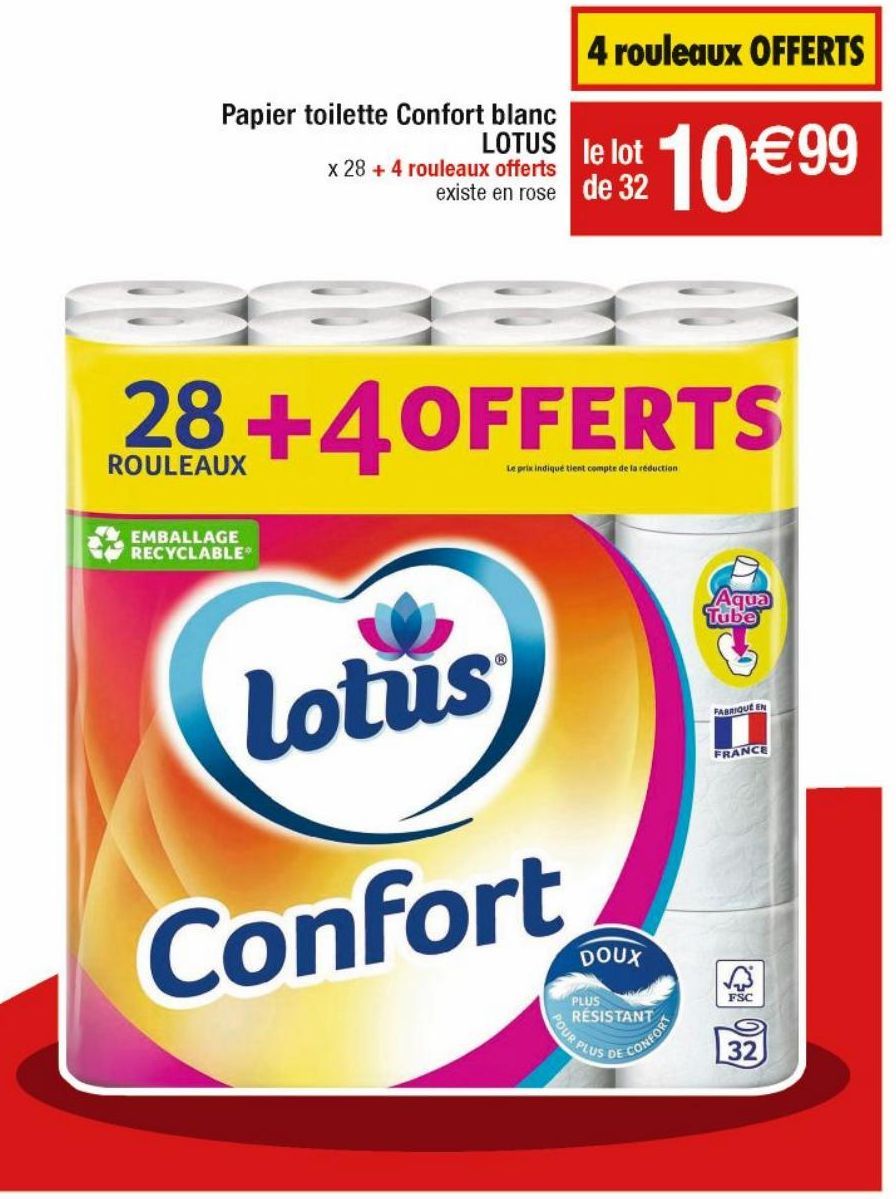 papier toilette Lotus confort