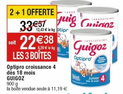 lait de croissance