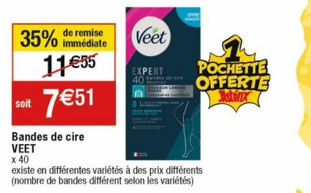 cire à épiler veet