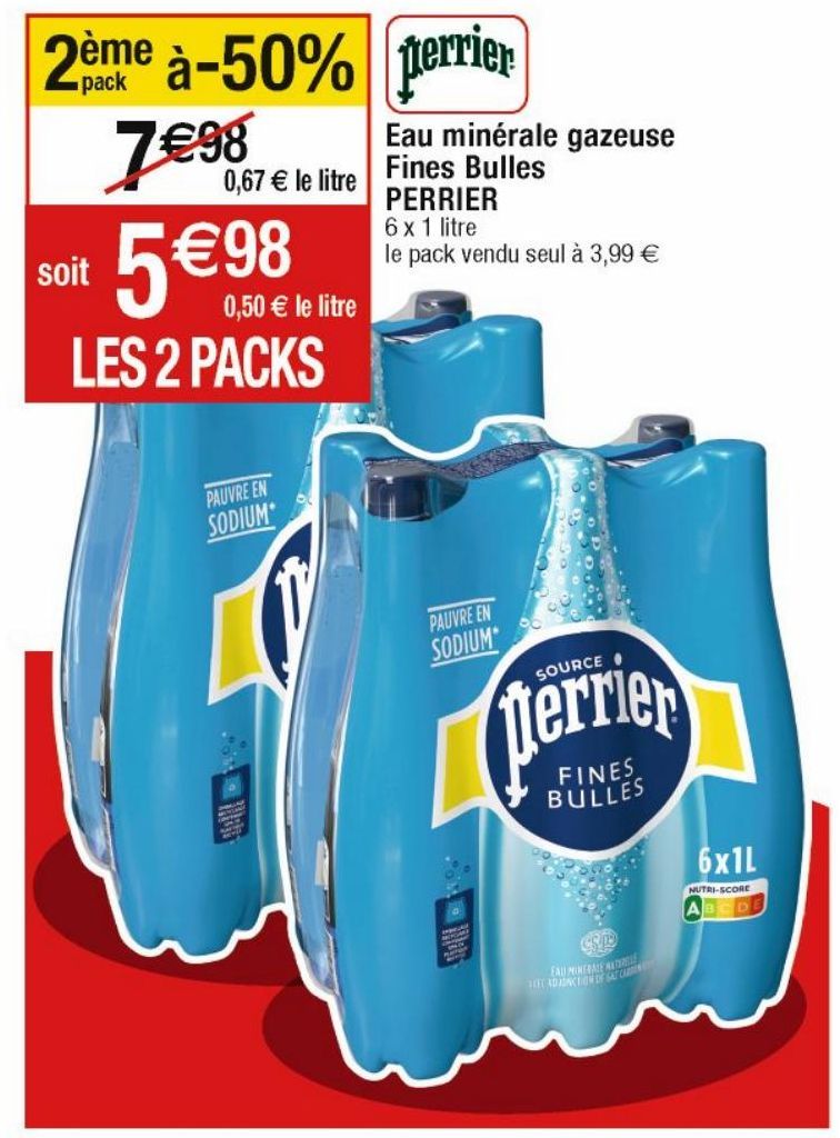 eau gazeuse Perrier