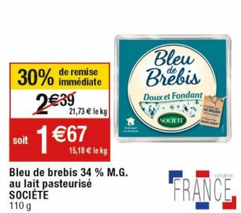 fromage bleu Société