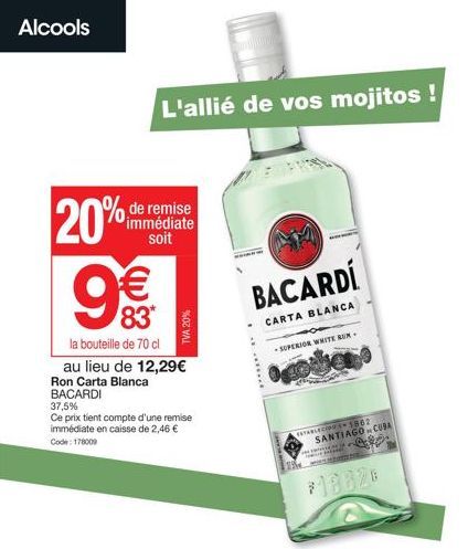 soldes Bacardi