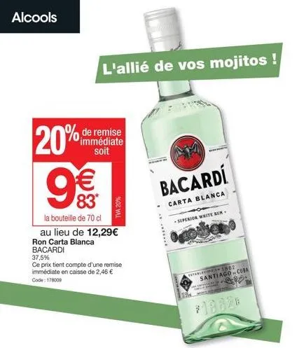 soldes bacardi