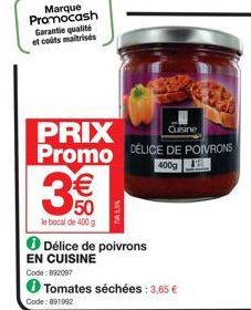 tomates séchées Promo