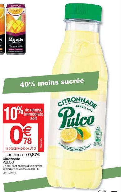 soldes Minute Maid