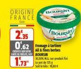 fromage onctueux Boursin