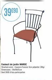 fauteuil de jardin 