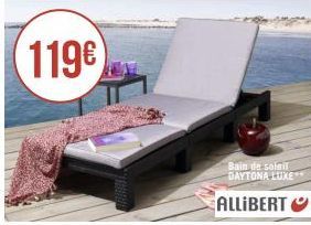 119€  Bain de soleil DAYTONA LUXE**  ALLIBERT 