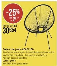 fauteuil de jardin 