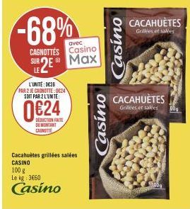 cacahuètes grillées 