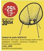 fauteuil de jardin 