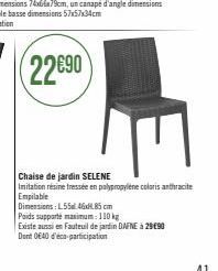 chaise de jardin 