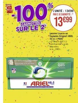 lessive liquide Ariel