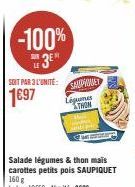 SOIT PAR 3 L'UNITE:  1697  -100% #3⁰*  CQUIPMMED  Cégumes THOM 