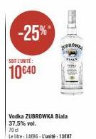 vodka Zubrowka