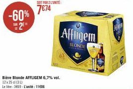 bière blonde Affligem