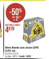 bière blonde Leffe