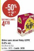 bière sans alcool Leffe