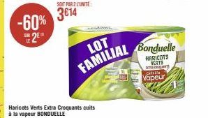 haricots verts Bonduelle