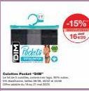 DIM  Pockets  Culottes Fucket "DIM  L  -15%  16  