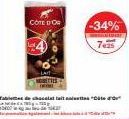 COTE D'OR  chocolat fait naiuutina "C  -34% 7ea5 