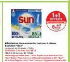 Sun  100  85 EFFICACE ET  1+1  OFFERT 