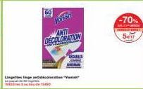 Linge coloration "Vanish  50  DECOLORATION  ABUS  -70% 