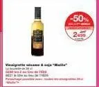 vinaigrette & malle  -50%  20 