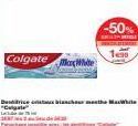 Colgate Whe  Dedice bianchour menthe MacWhite "Colgate  -50%  SAY 