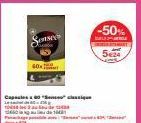 Sense  Capsules a 80 Seclassique 100004  60 a  de  dans "Sauna" s  -50%  Ba  524 