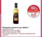 Vinaigrette & Malle  -50%  20 