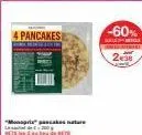 4 pancakes  "monopria" pancakes nature  -60% 