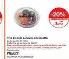 Trio de mini à tart  FRANCE  -20% 351 