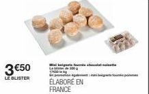 3 €50  LE BLISTER  beignet for cheat nelle  pour po  ÉLABORÉ EN FRANCE 