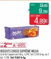 biscuits Milka