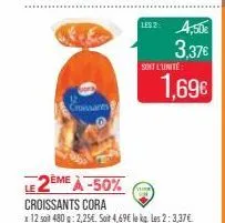 deme à -50%  le2eme  les2: 4,50€ 3.37€ 